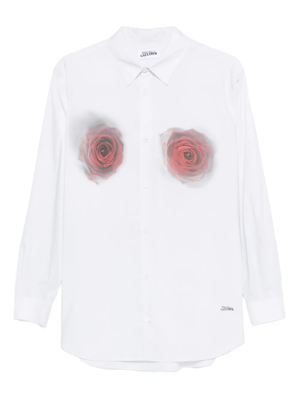 Jean Paul Gaultier rose-print shirt | Image 1