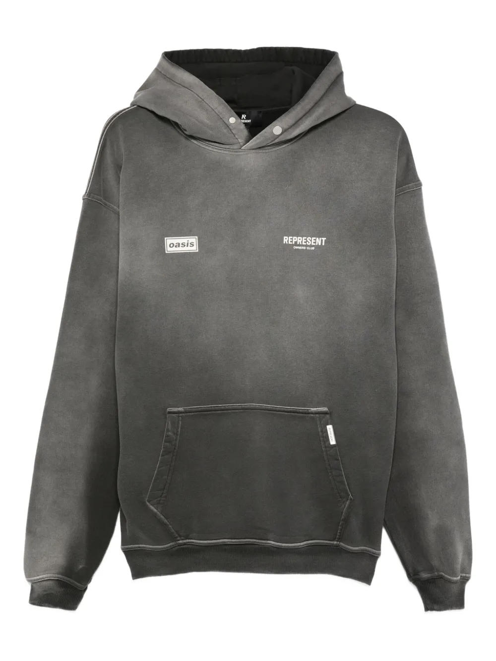 Represent x Oasis Owner Club hoodie | Black | Image 1