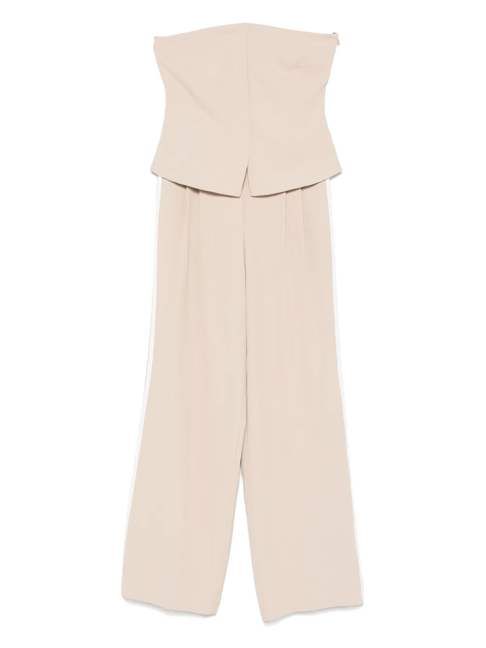 SO ALLURE side-stripe trousers set | Neutrals | Image 1