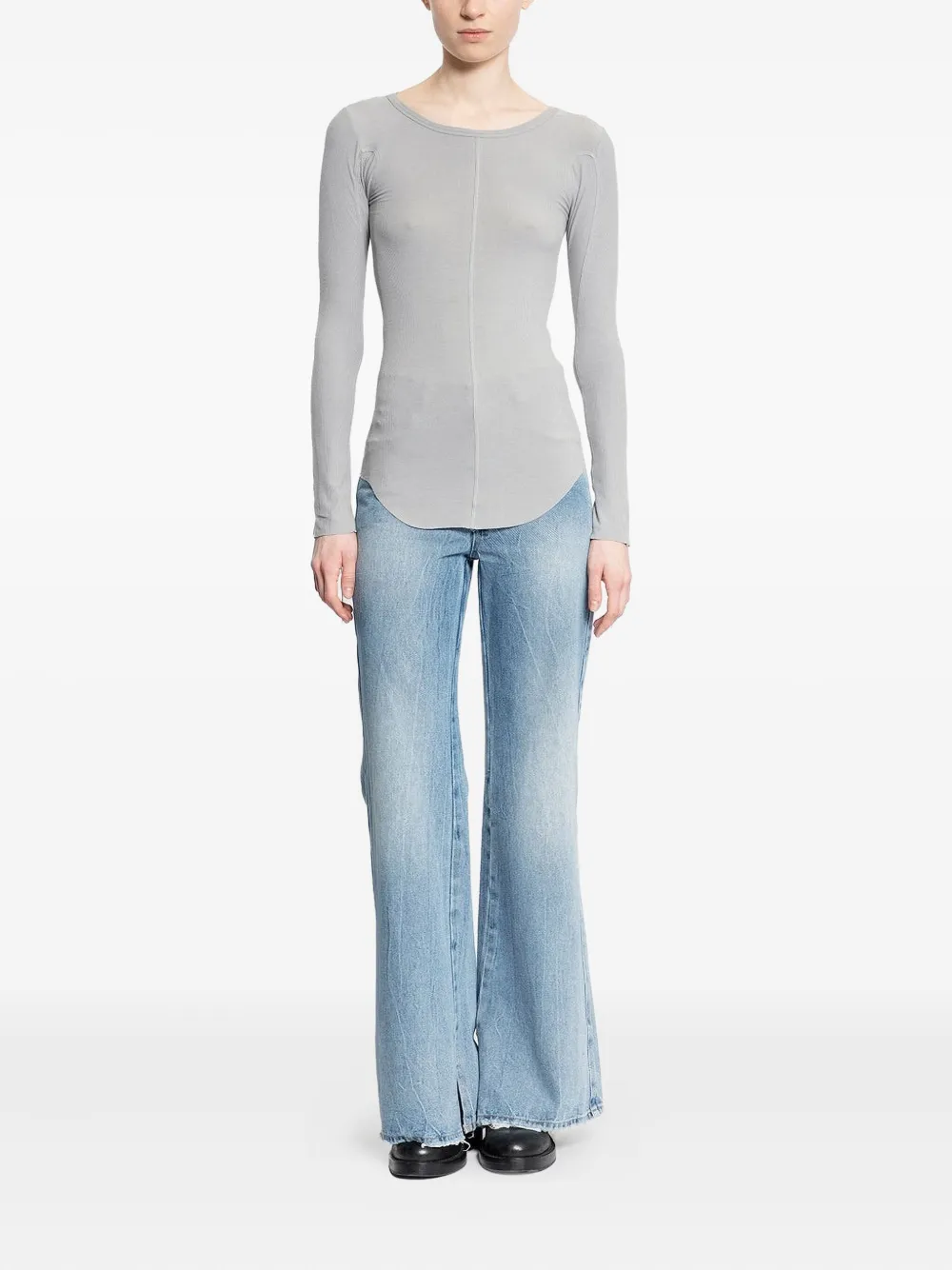 Andrea Ya'aqov ribbed long-sleeved T-shirt | T-Shirts & Jersey Shirts | Image 2