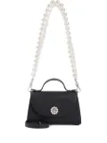 Simone Rocha pearl-embellished satchel bag - Black