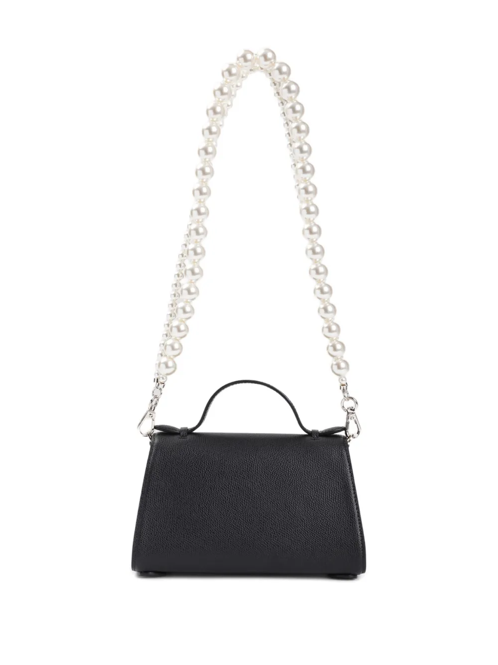 Simone Rocha pearl-embellished satchel bag - Zwart