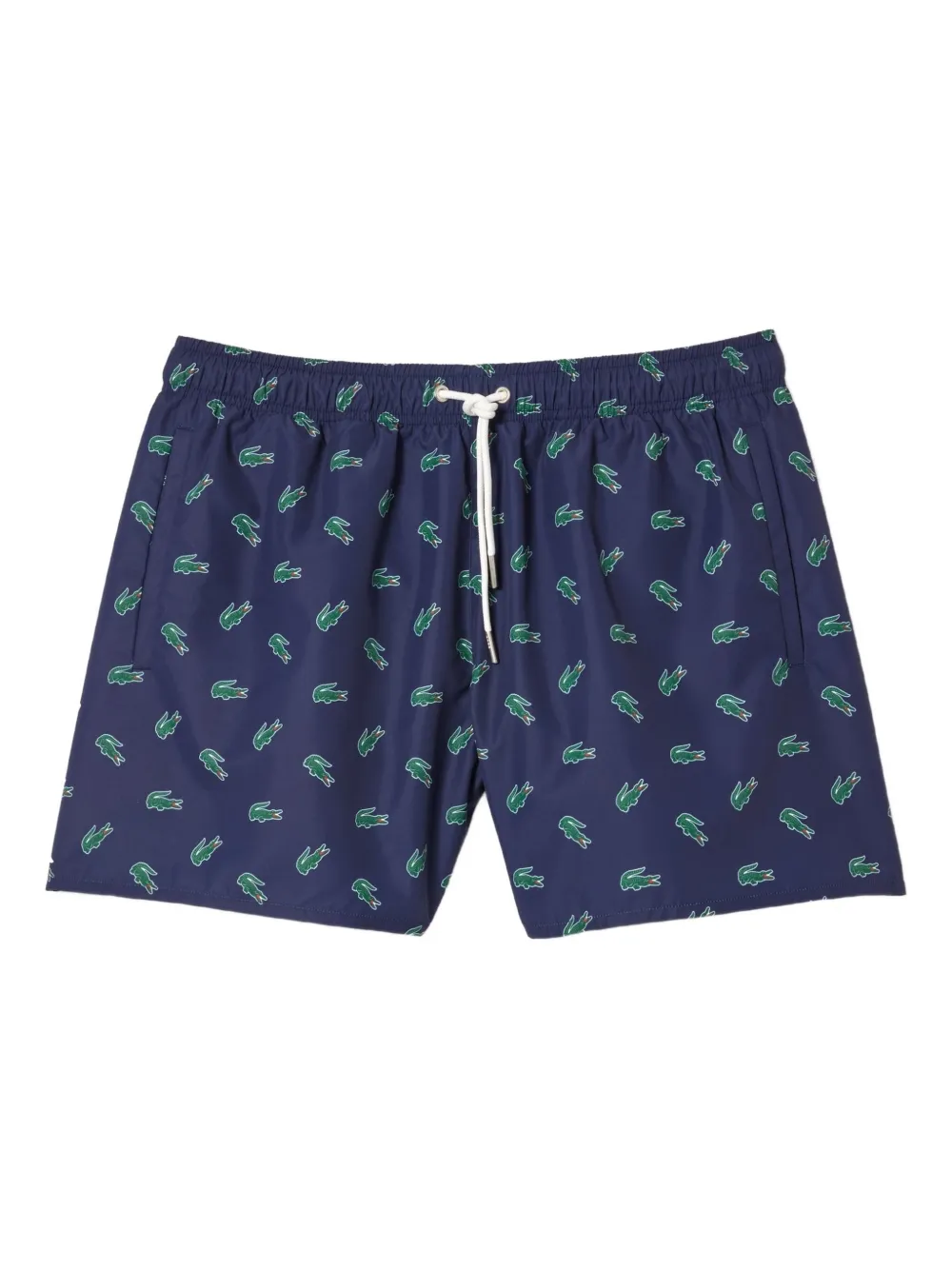 Lacoste ロゴ トランクス水着 - ブルー Lacoste ロゴ トランクス水着 - ブルー