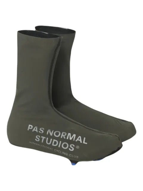Pas Normal Studios zip-front cycling shoe covers performance equipment