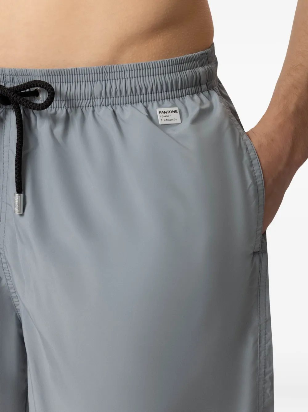 Mc2 Saint Barth X Pantone® Drawstring Swim Shorts In Gray