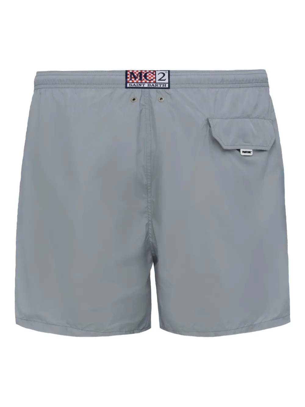 Mc2 Saint Barth X Pantone® Drawstring Swim Shorts In Gray