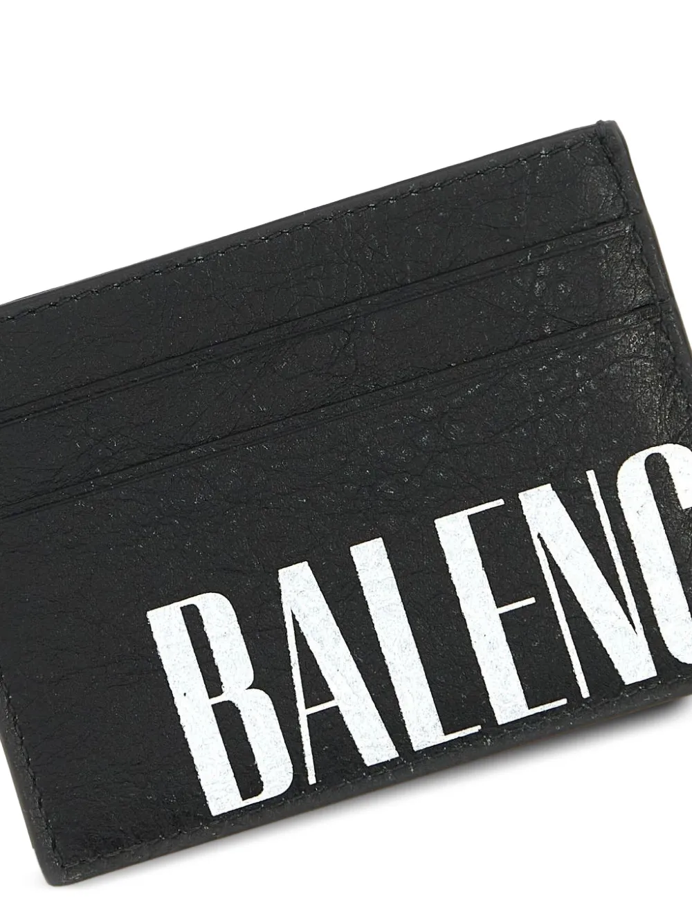Balenciaga Pasjeshouder met logoprint - Zwart