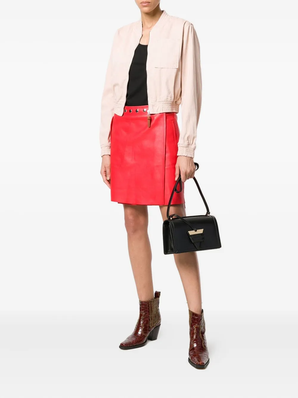 LOEWE Barcelona magnetic-closure shoulder bag Zwart