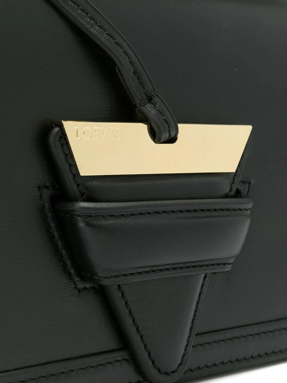 LOEWE Barcelona magnetic-closure shoulder bag Zwart