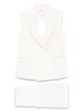 SO ALLURE pinstriped suit - Neutrals
