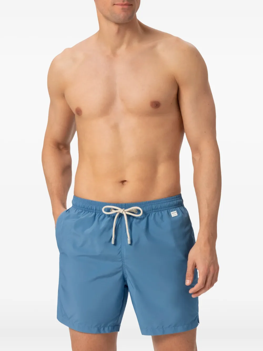 Mc2 Saint Barth X Pantone® Drawstring Swim Shorts In Blue
