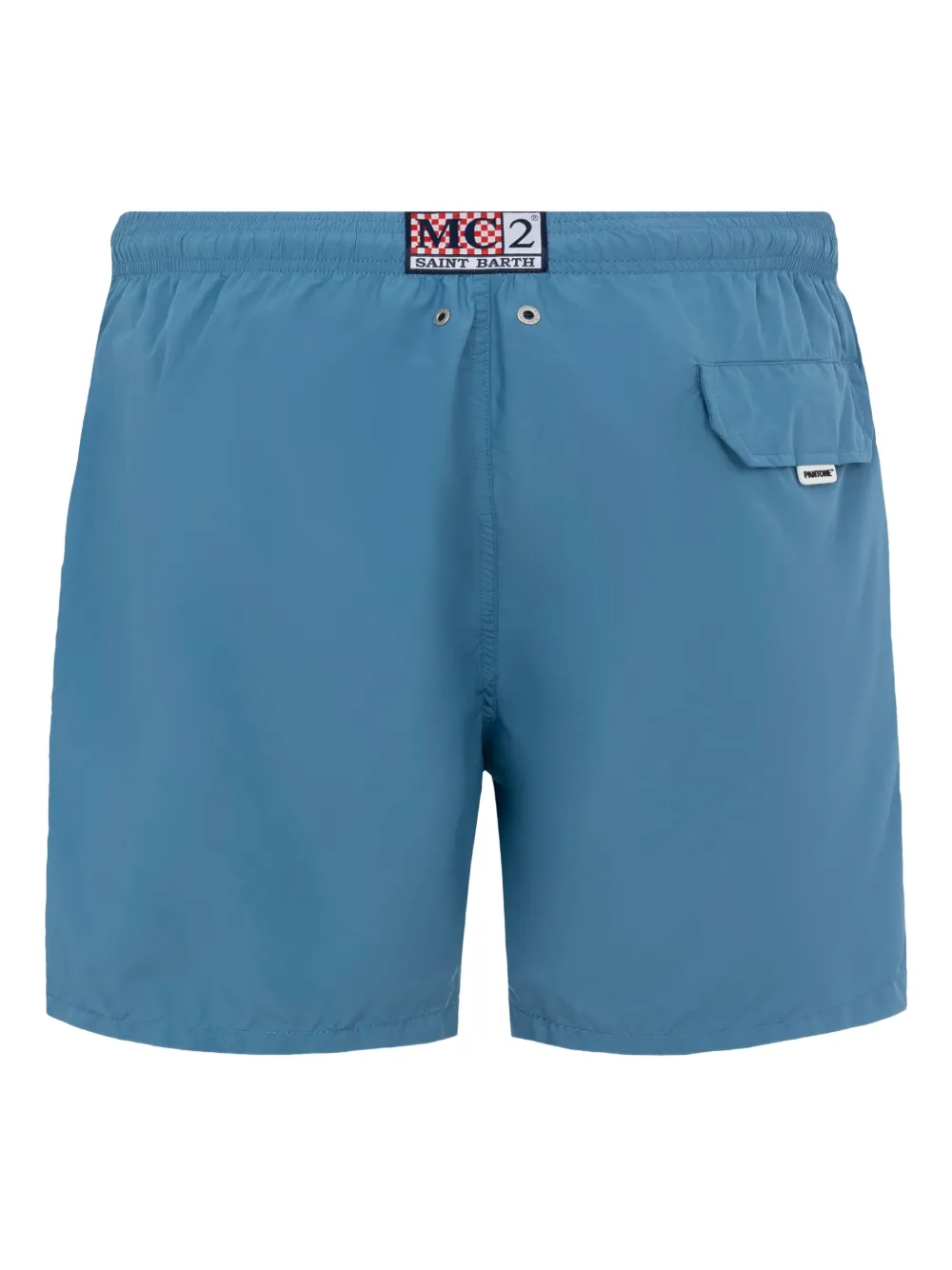 Mc2 Saint Barth X Pantone® Drawstring Swim Shorts In Blue