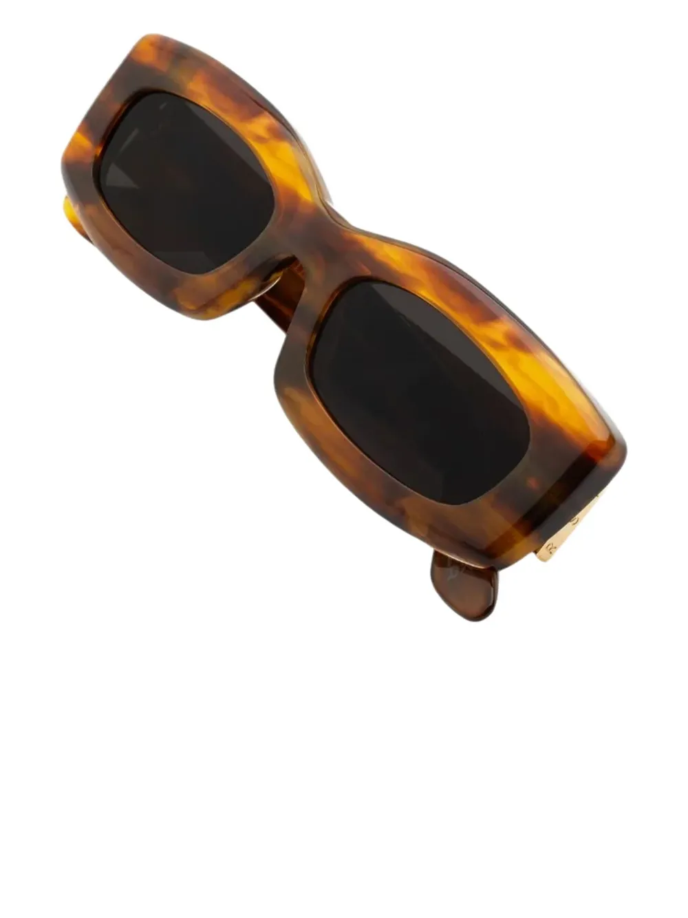 Retrosuperfuture Zaga Tangeri zonnebril met rechthoekig montuur Bruin