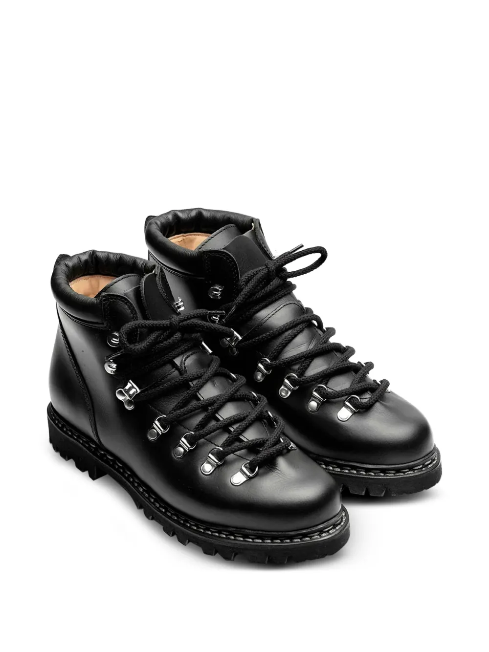 Paraboot lace-up leather boots Black