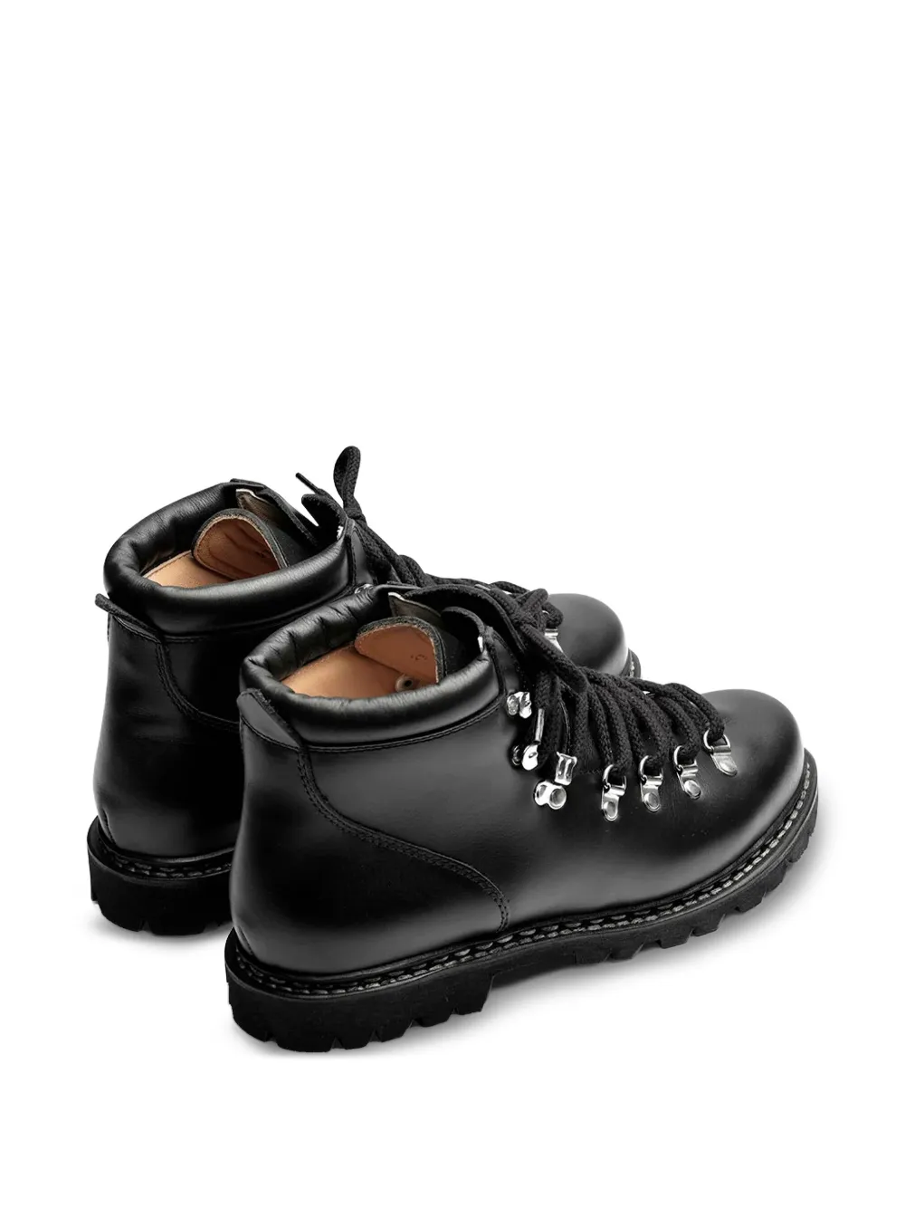 Paraboot lace-up leather boots Black