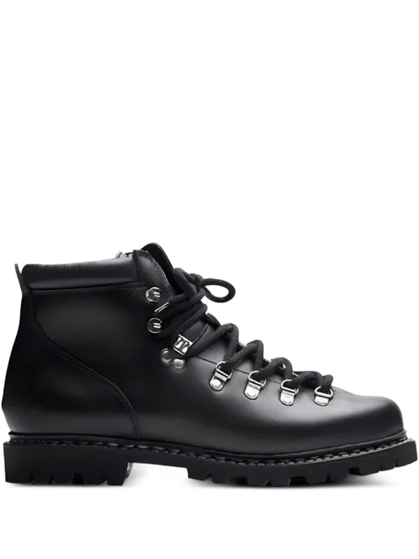 Paraboot Bota De Couro Com Cadarço | Preto | FARFETCH BR