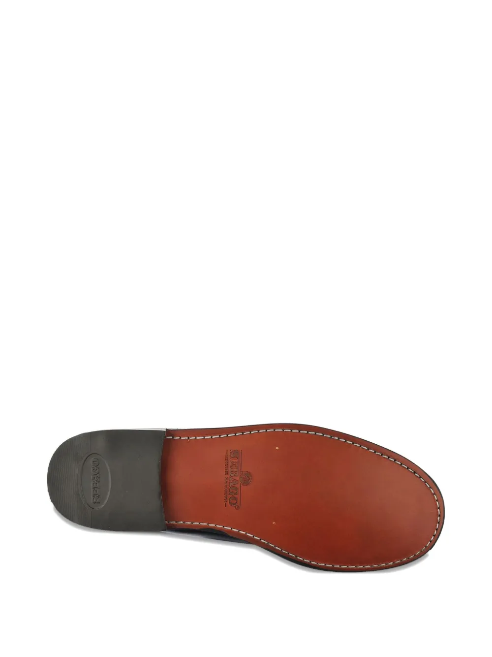Sebago two-tone leather loafers Black