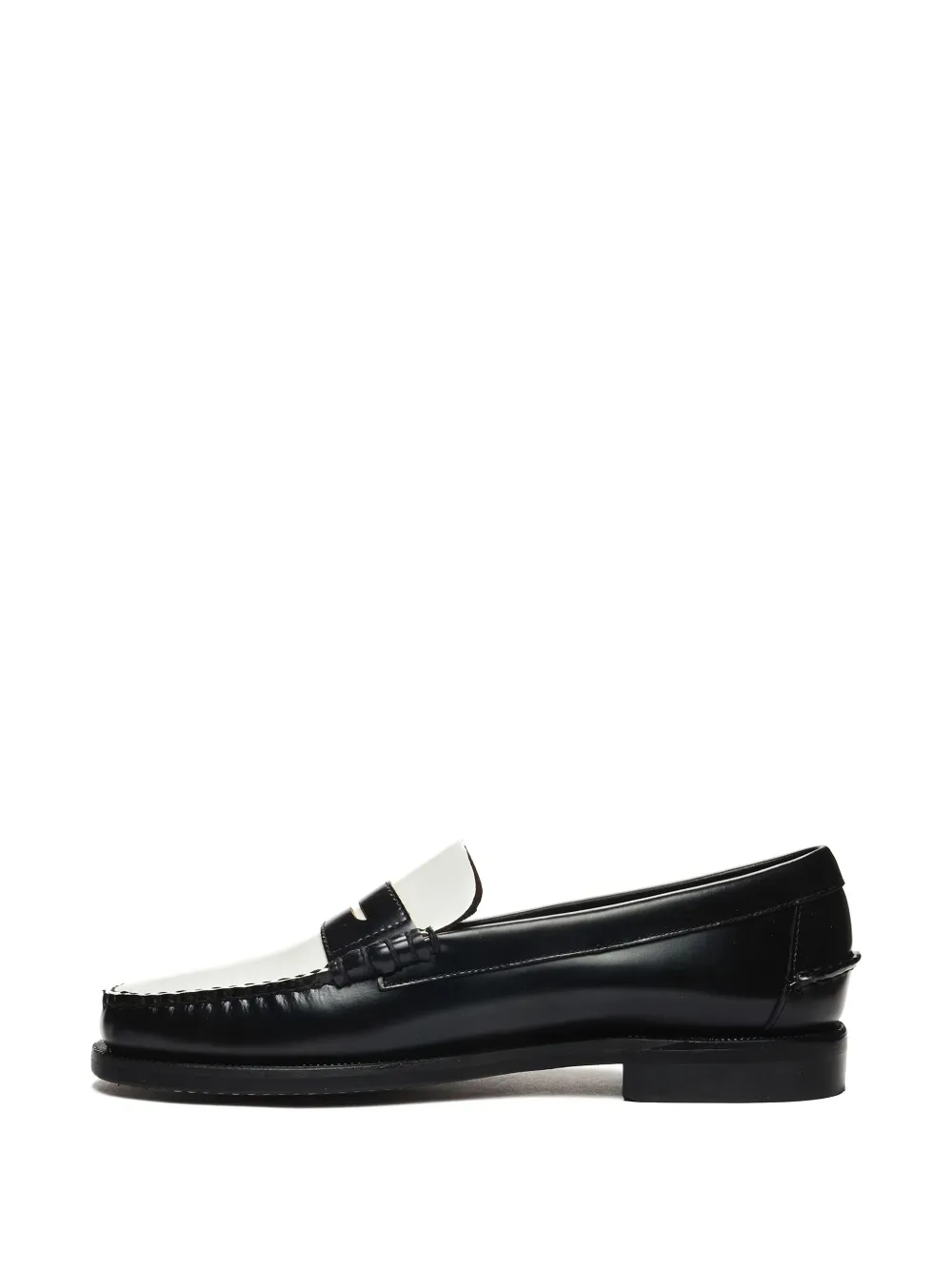 Sebago two-tone leather loafers Black