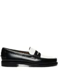 Sebago two-tone leather loafers - Black