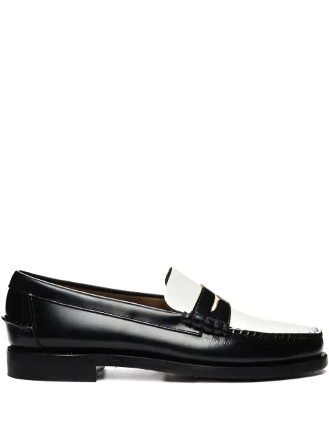 Sebago two-tone leather loafers