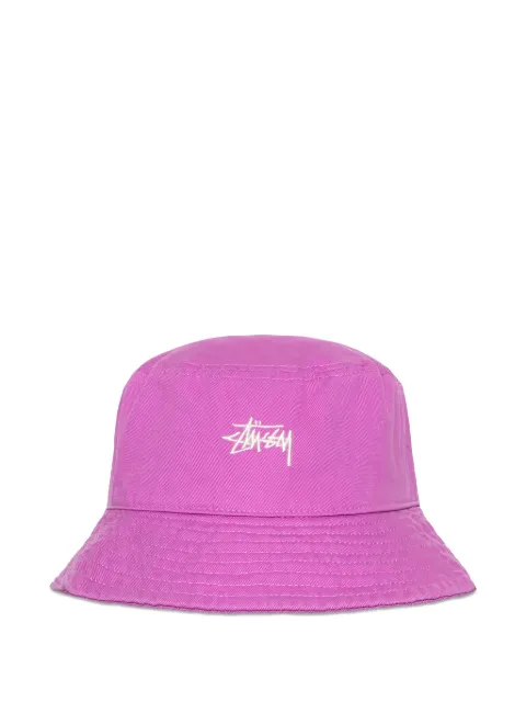 Stüssy 刺绣logo渔夫帽