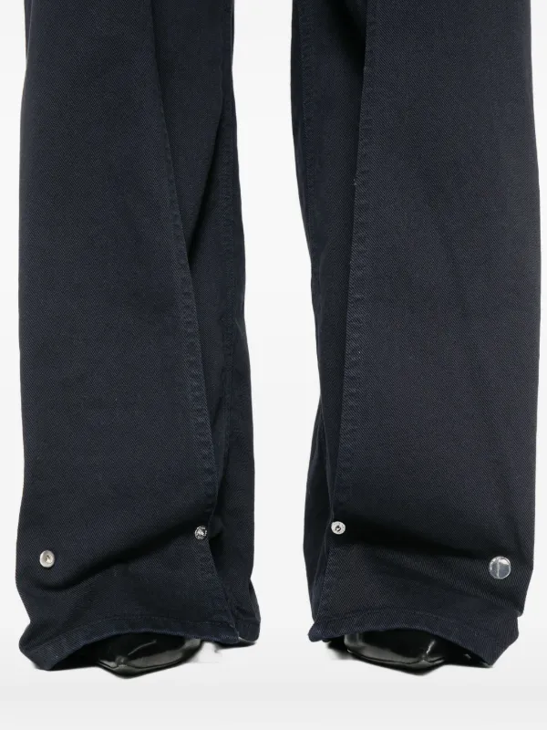 Jean Paul Gaultier Panelled button-fastening Jeans | Blue | FARFETCH