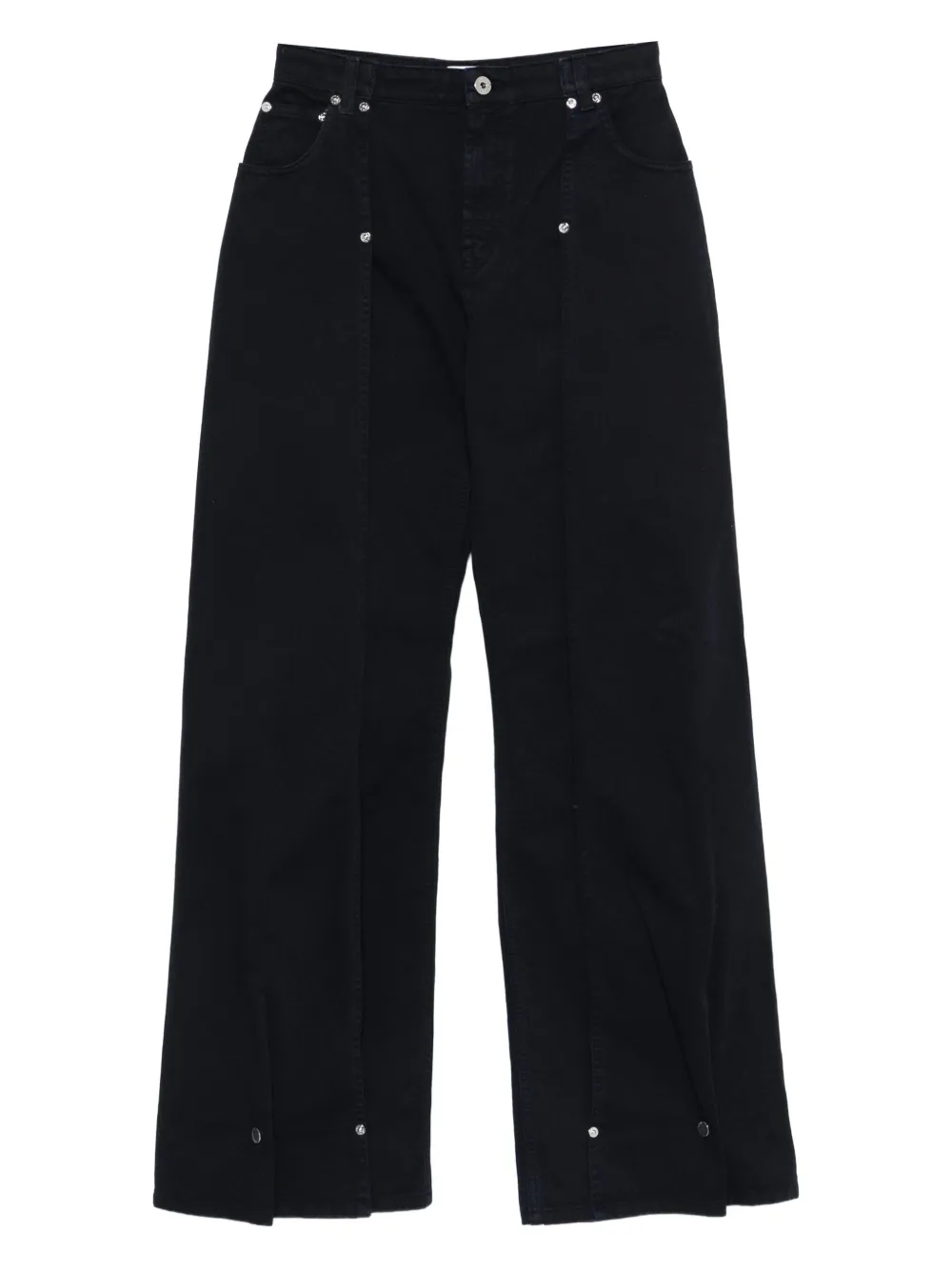Jean Paul Gaultier panelled button-fastening jeans | Blue | Image 1