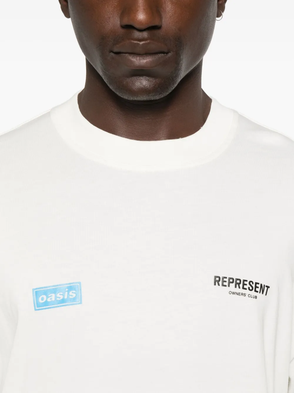 Represent x Oasis Owners Club T-shirt Wit