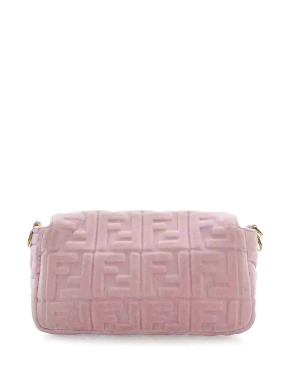 Fendi Pre-Owned 2010-2024 Zucca Embossed Velvet Baguette satchel | Pre-Owned | Image 2