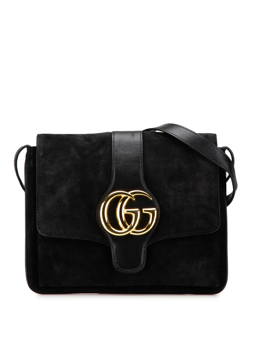 Gucci Pre-Owned 2000-2015 スエード アリー ショルダーバッグ - ブラック Gucci Pre-Owned 2000-2015 スエード アリー ショルダーバッグ - ブラック