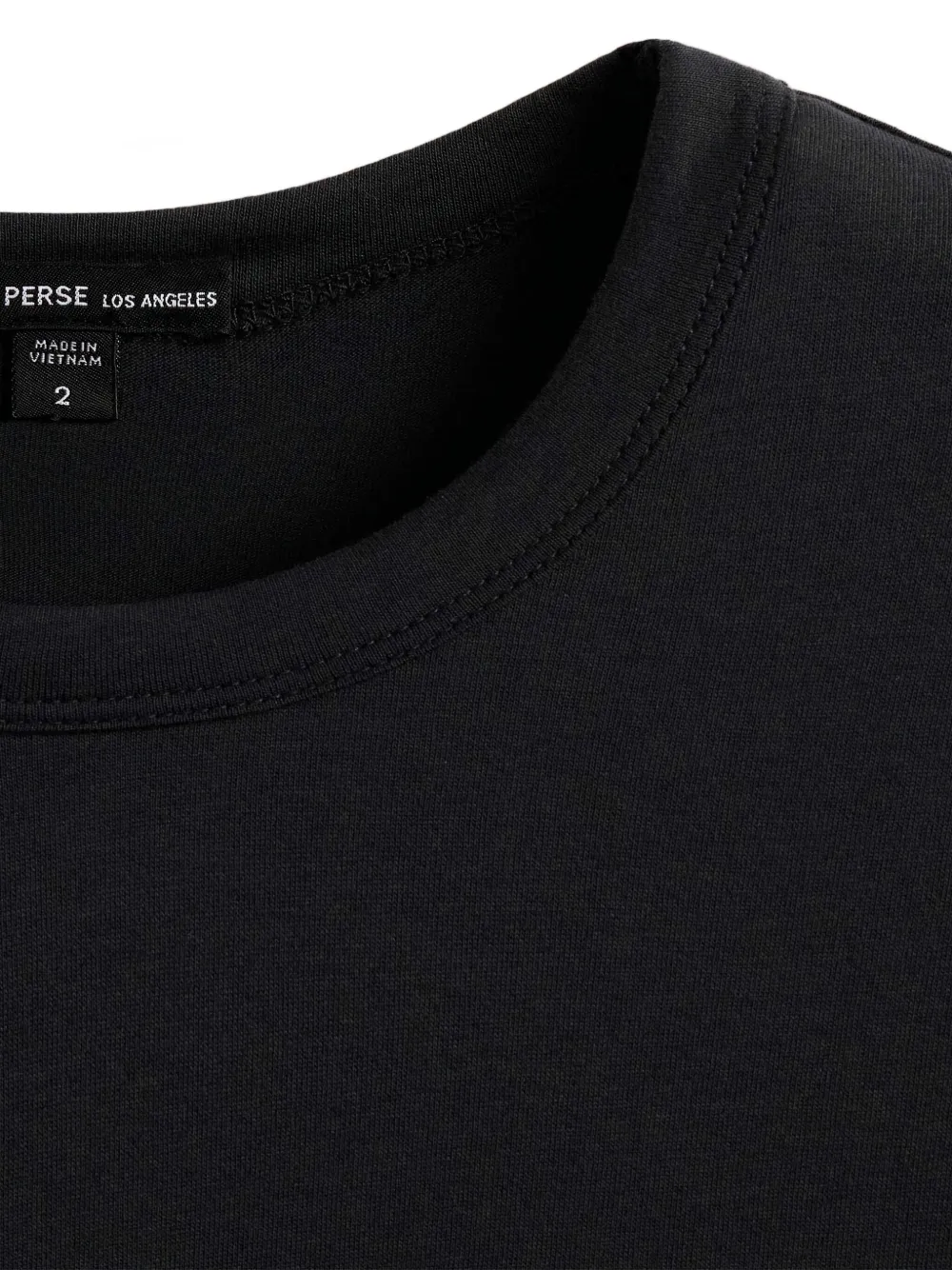 James Perse Crew-neck T-shirt In Black