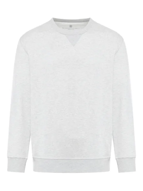 Brunello Cucinelli mélange-effect sweatshirt