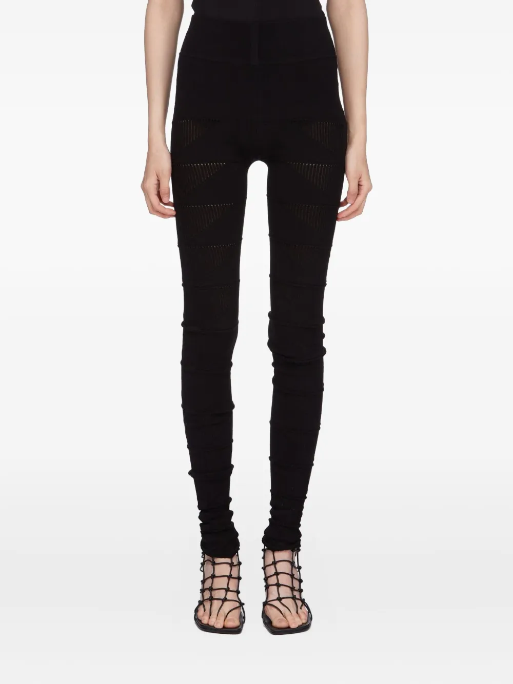 Rick Owens knit-panel leggings | Image 1