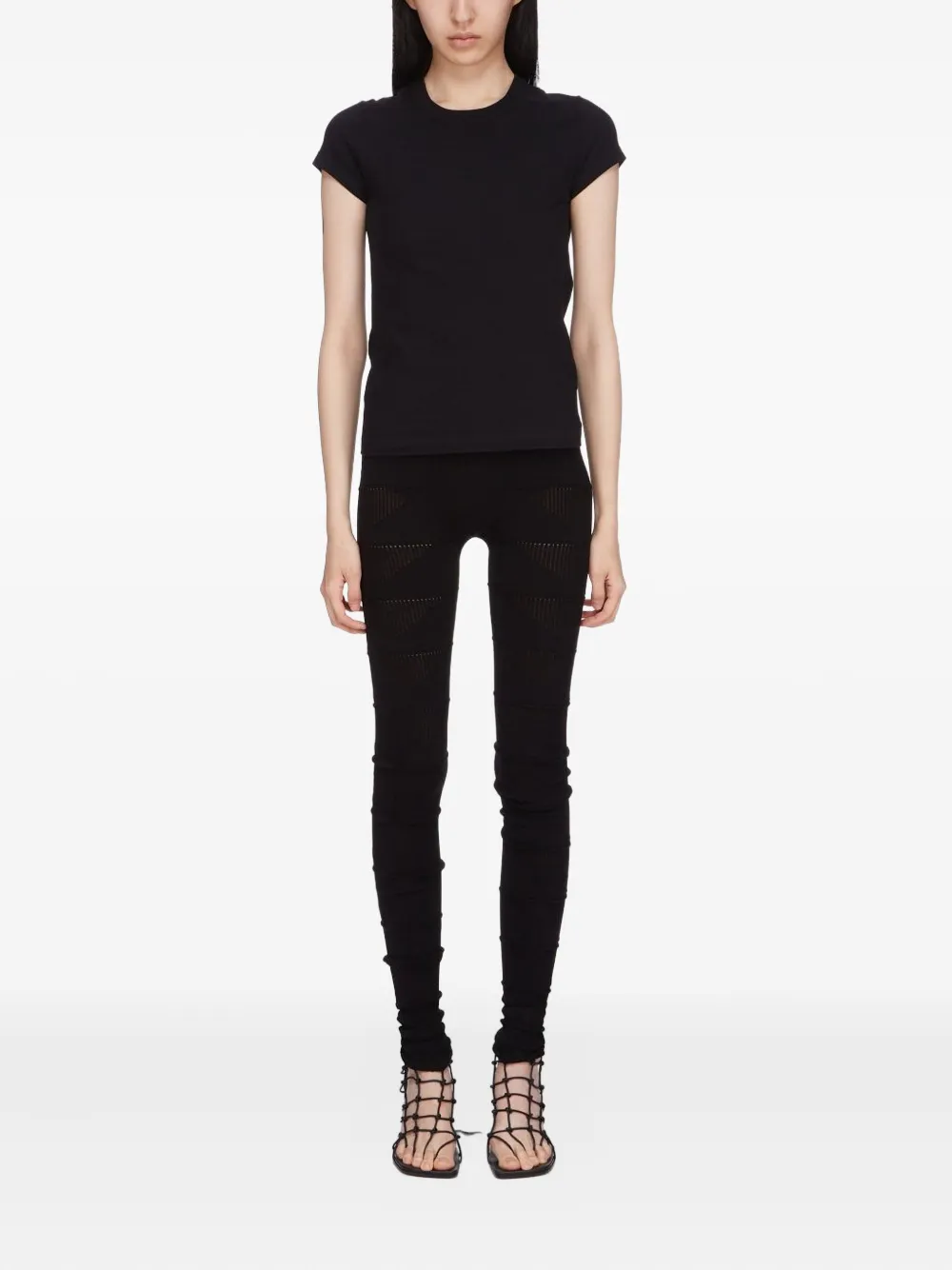 Rick Owens knit-panel leggings | Leggings | Image 2