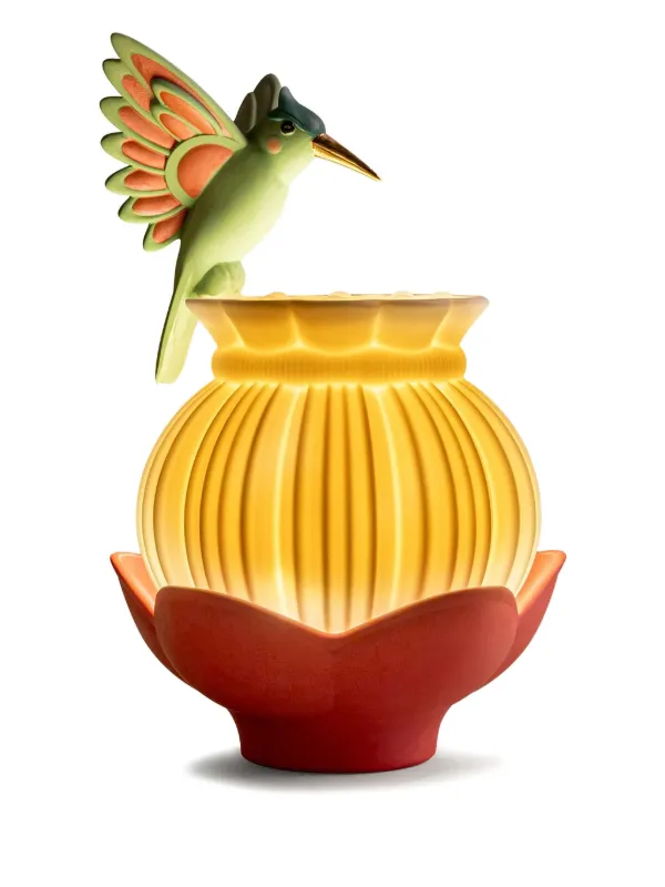 Lladró Hummingbird Vase (22cm x 15cm) | White | FARFETCH