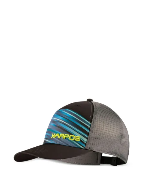 KARPOS striped mesh-panel cap