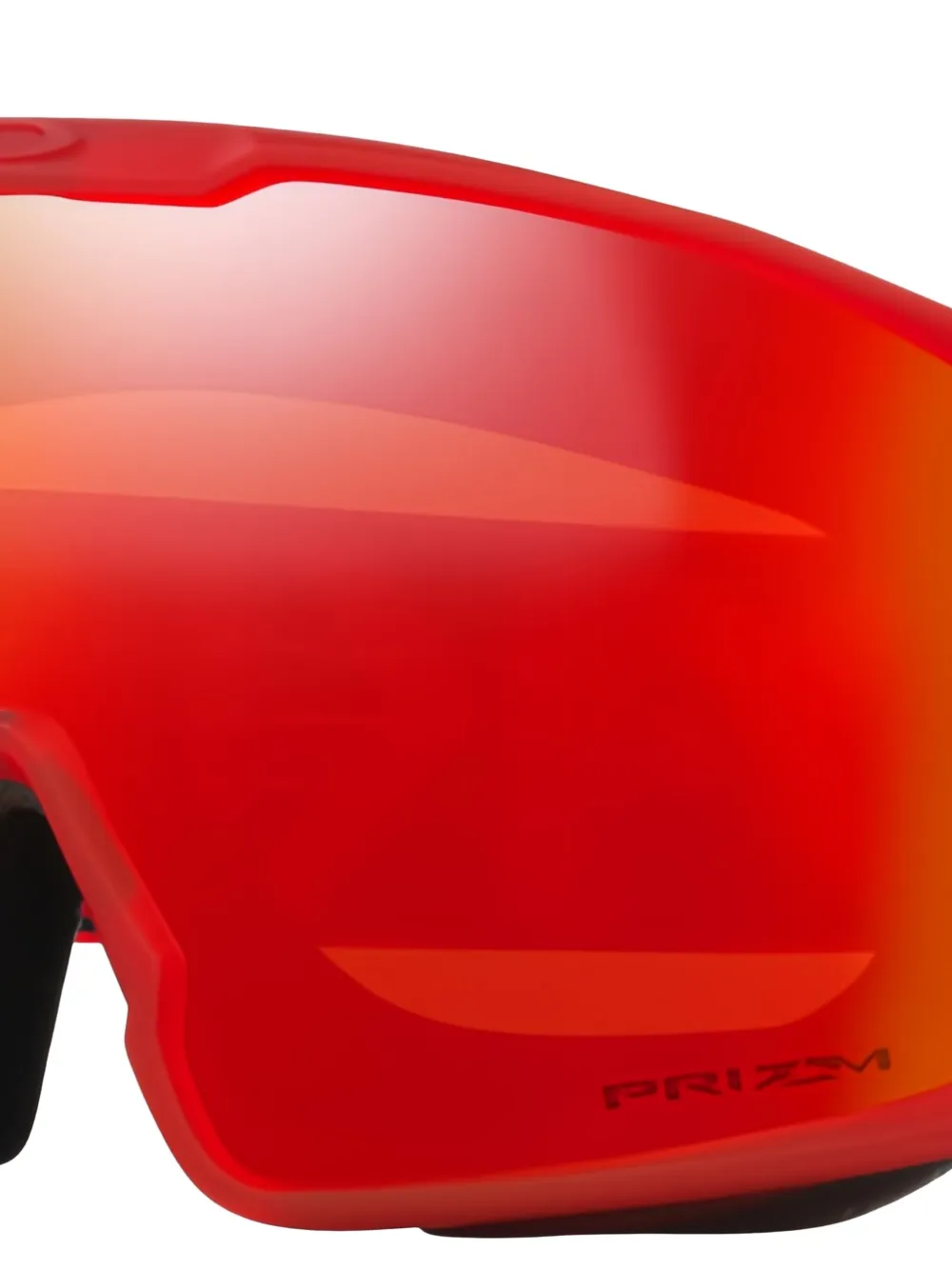 Oakley Line Miner geometric ski goggles Rood