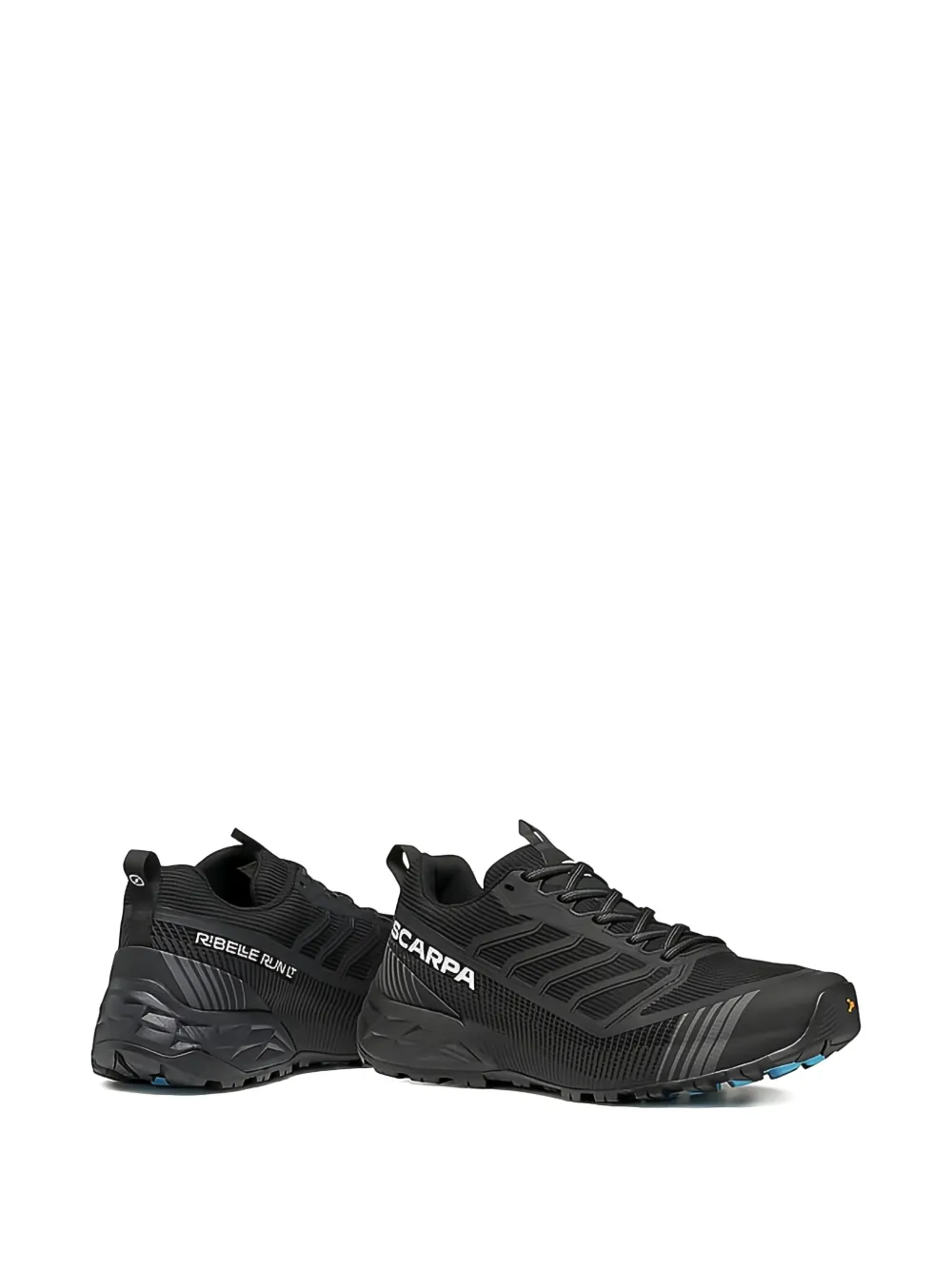SCARPA ribbed-patterned lace-up trainers Black