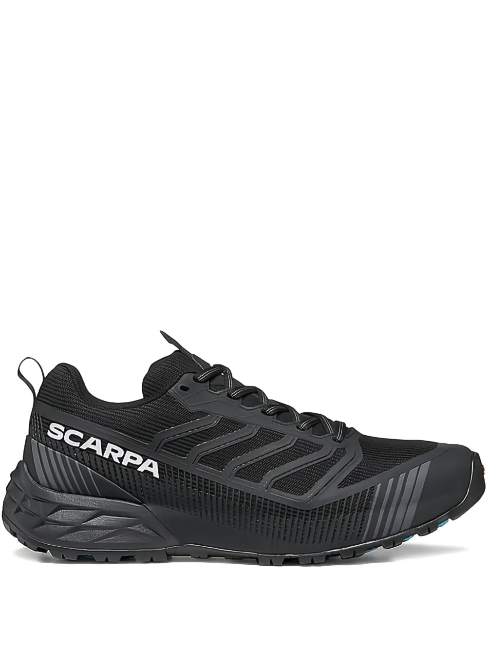 SCARPA ribbed-patterned lace-up trainers Black