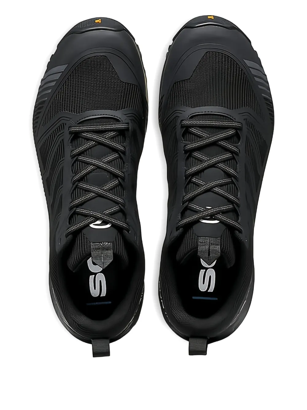 SCARPA ribbed-patterned lace-up trainers Black
