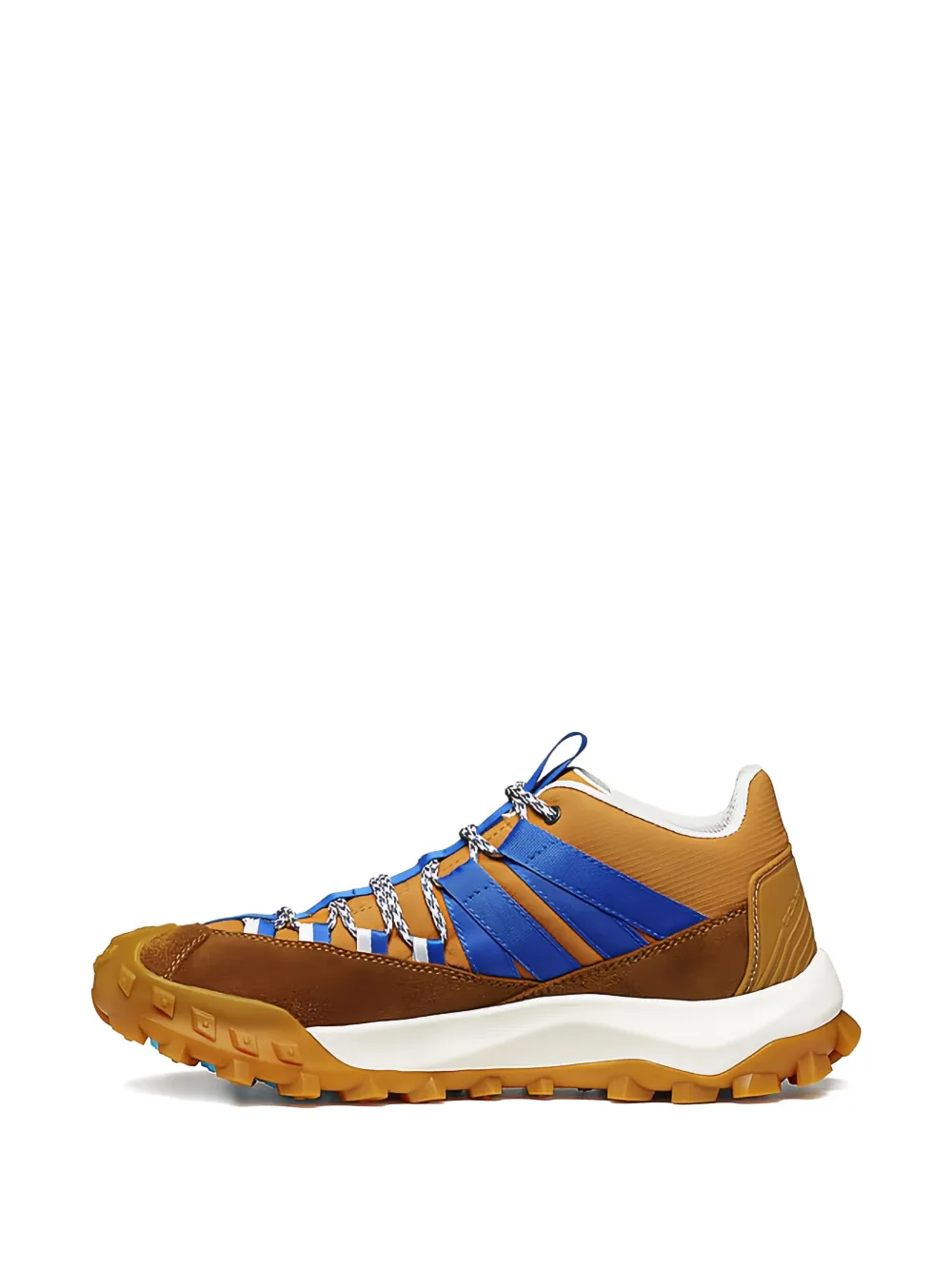 SCARPA suede lace-up sneakers Oranje