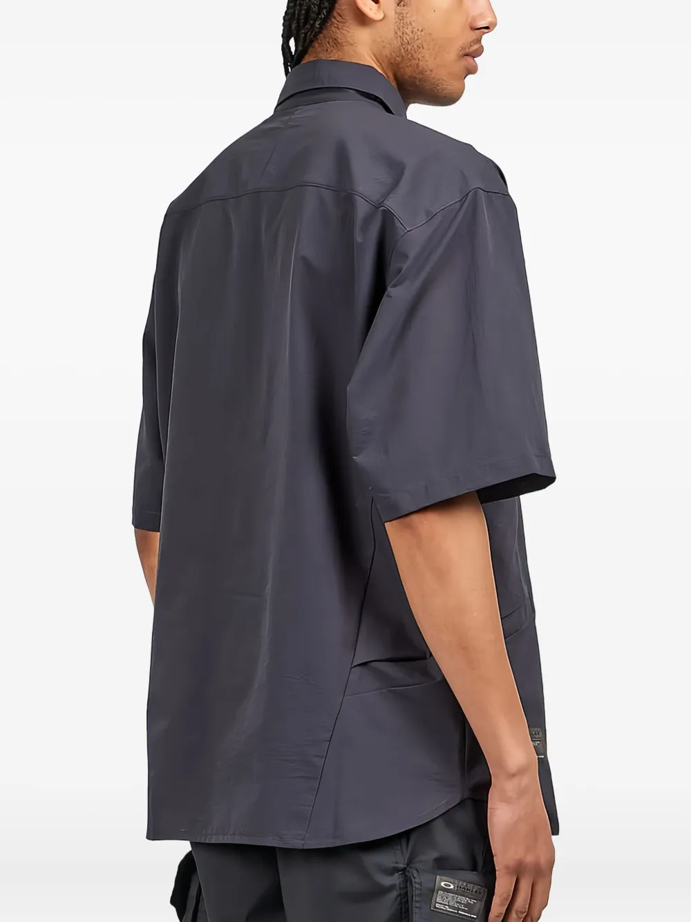 Oakley Easygoing Short Sleeve Shirt And Pockets In Blue