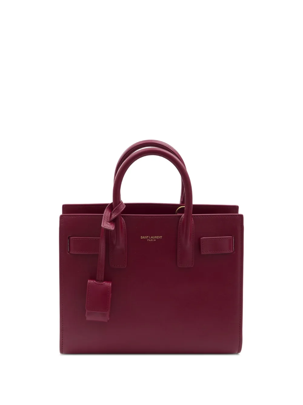 Saint Laurent Small Sac De Jour Tote Bag In Red