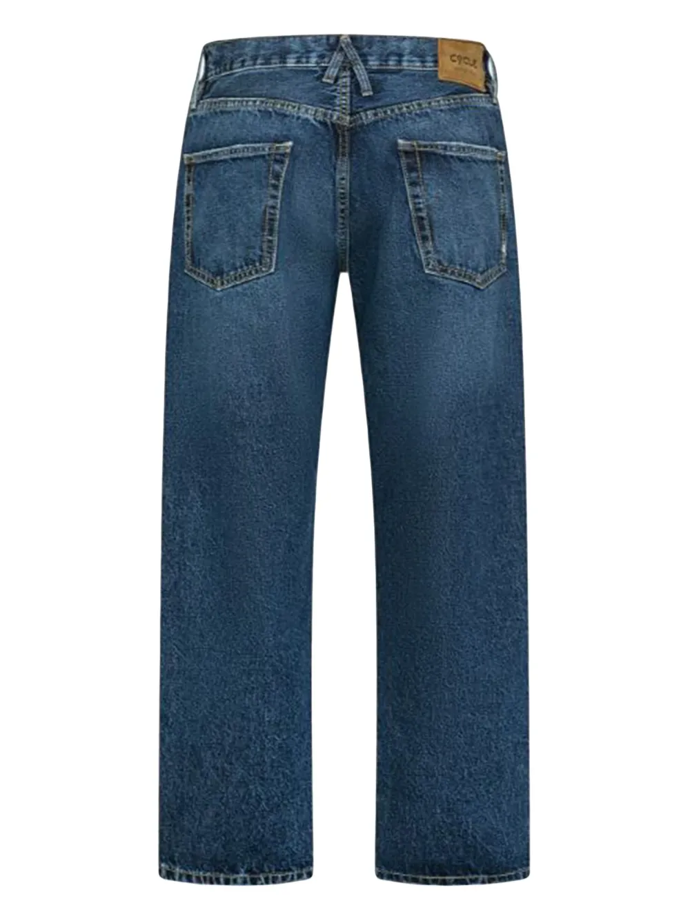 Cycle Jeans met logopatch - Blauw