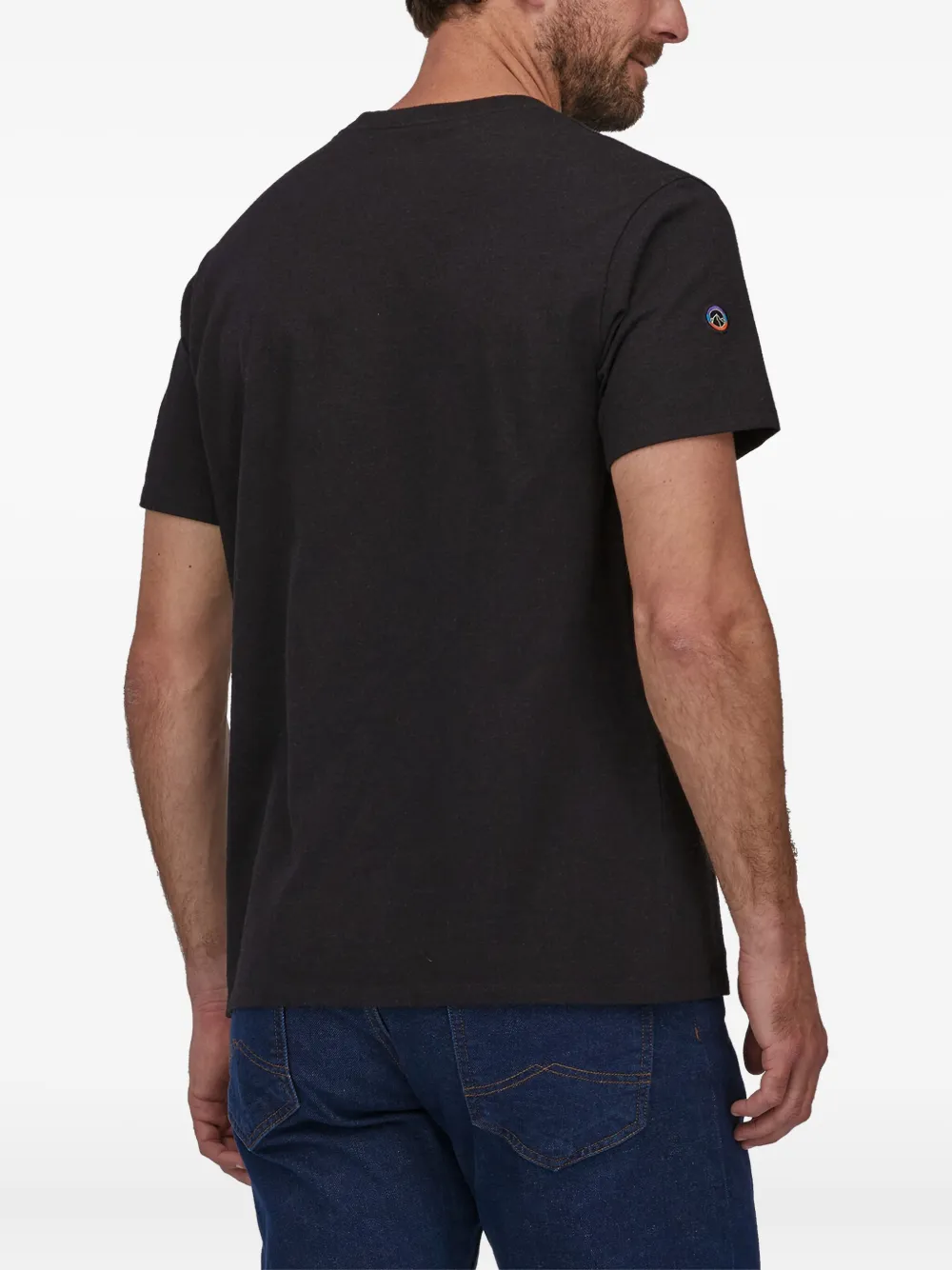 Patagonia T-shirt met logoprint Zwart