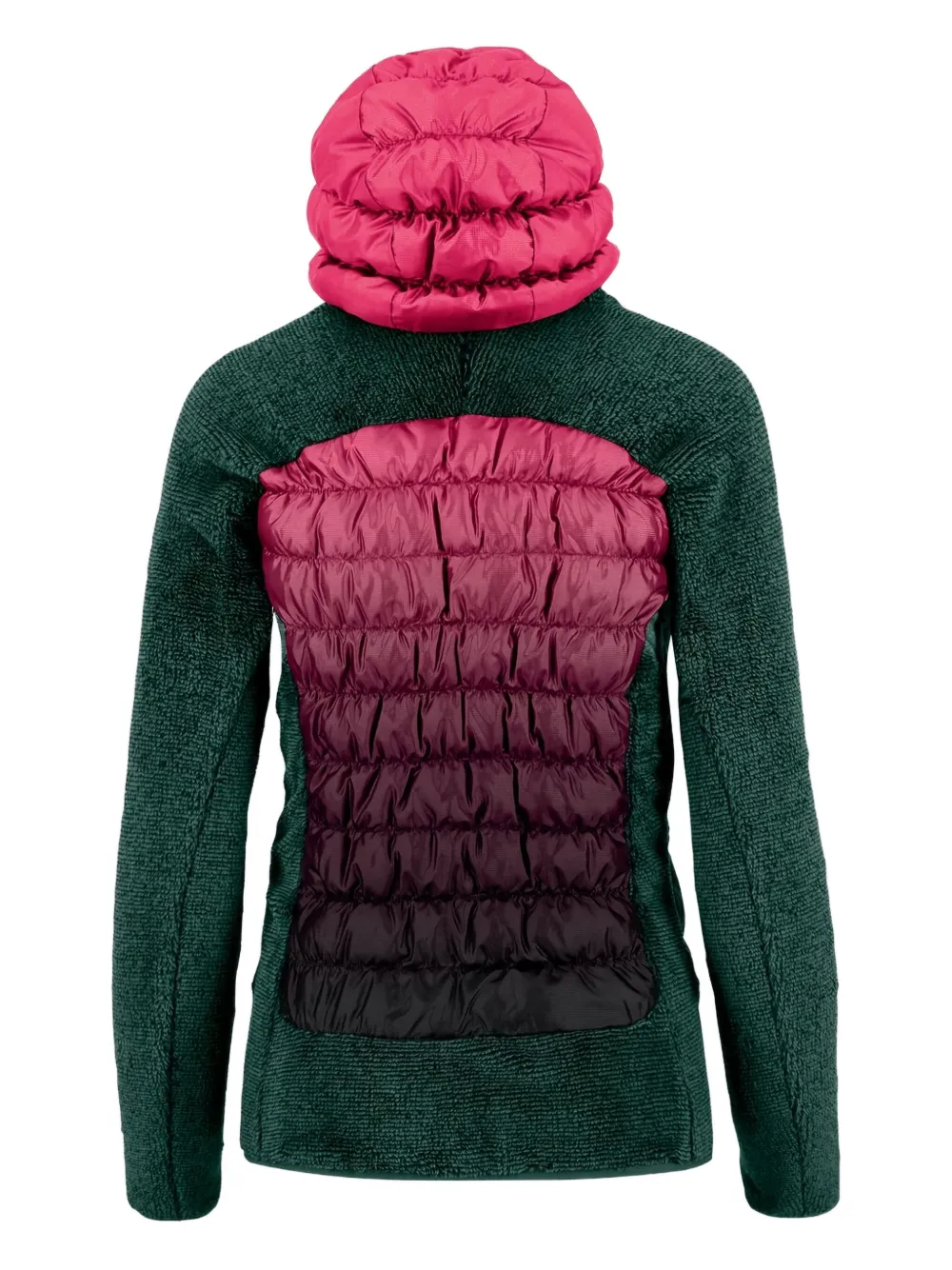 KARPOS quilted hooded jacket Groen