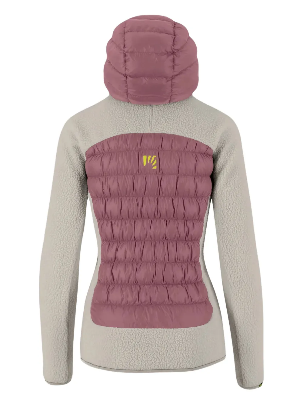 KARPOS quilted fleece jacket Rood