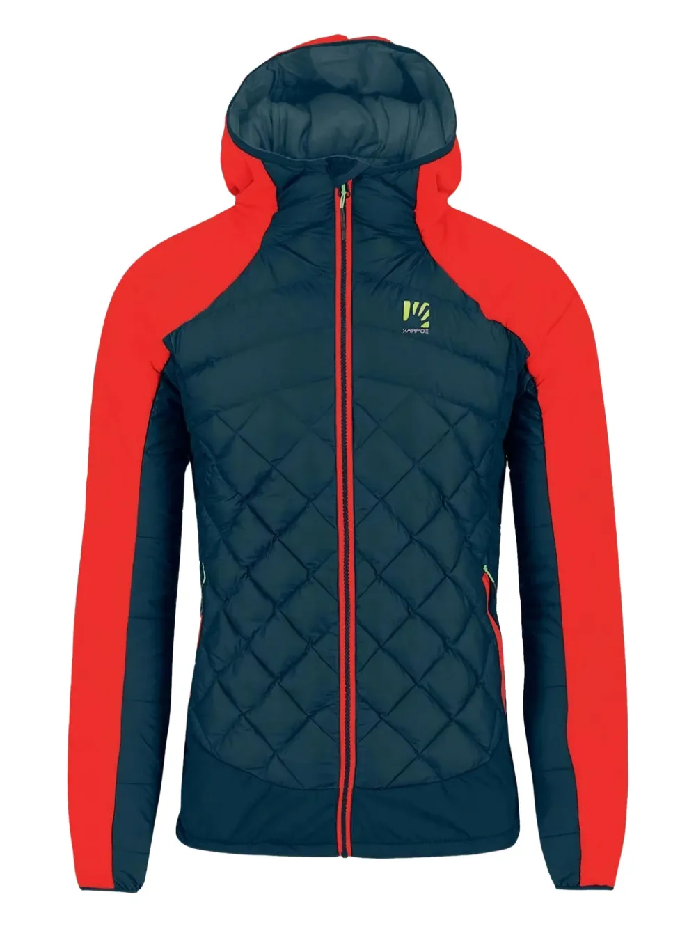 KARPOS Lastei Active Plus gewatteerd trainingsjack met capuchon Grijs