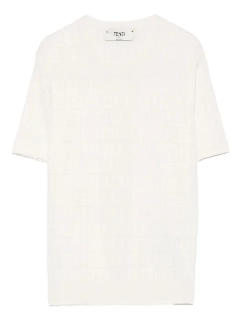 FENDI short-sleeve knitted top