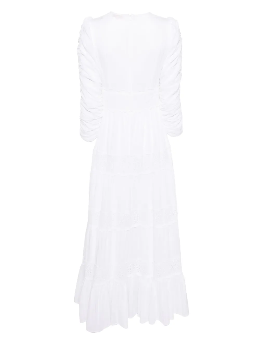 ByTiMo Katoenen maxi-jurk - Wit